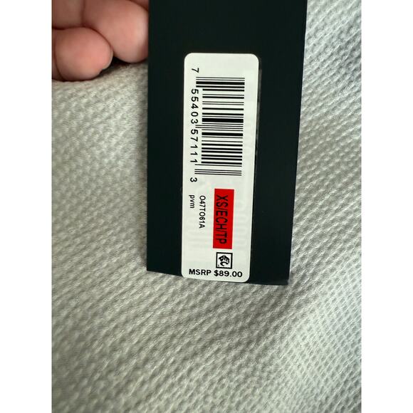 NWT Donna Karan Hammered Satin Top in Silver Size XS - Picture 6 of 9